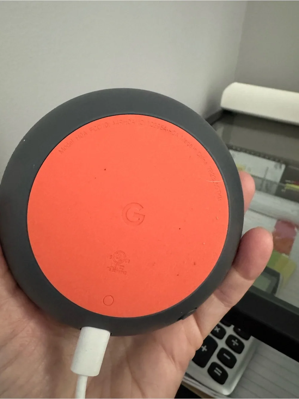 Google Home Mini Smart Voice Speaker - Charcoal Gray